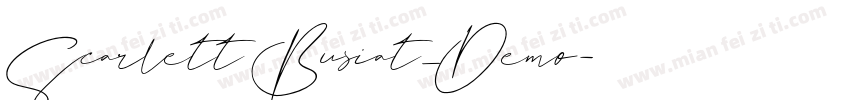 Scarlett Busiat_Demo字体转换